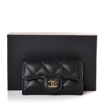 Chanel Caviar Quilted 6 Key Holder Black 8 of 8