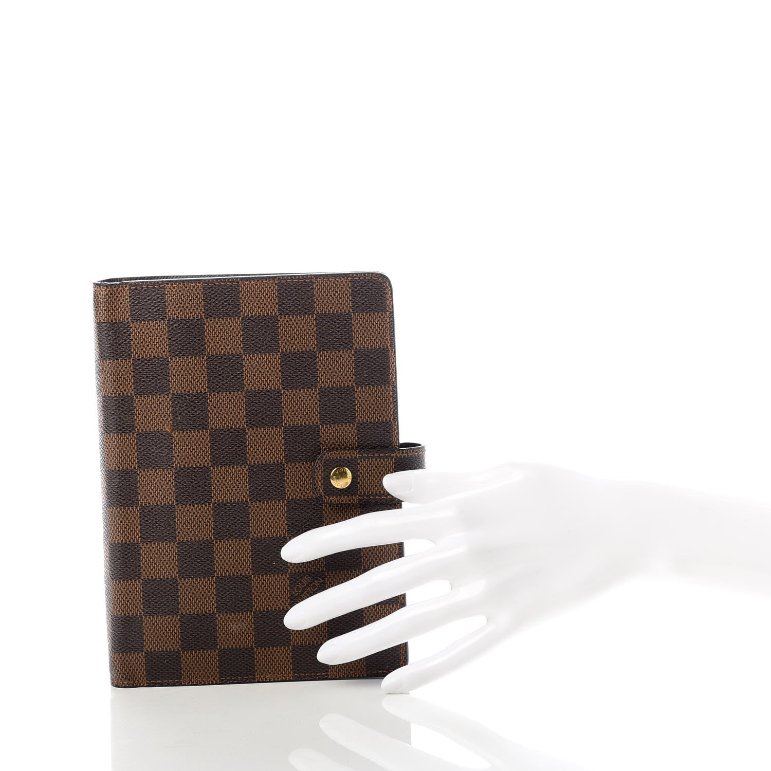 Louis Vuitton Damier Ebene Medium Ring Agenda Cover 2 of 6
