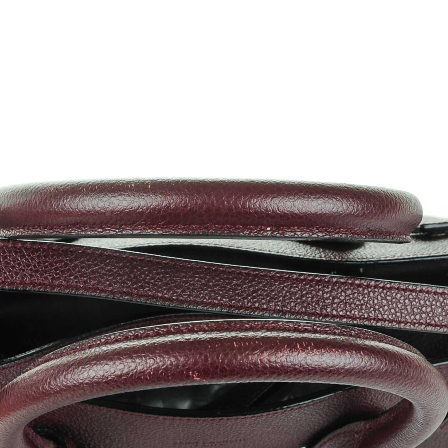 Saint Laurent Grained Calfskin Small Classic Sac De Jour Armaranto 8 of 13