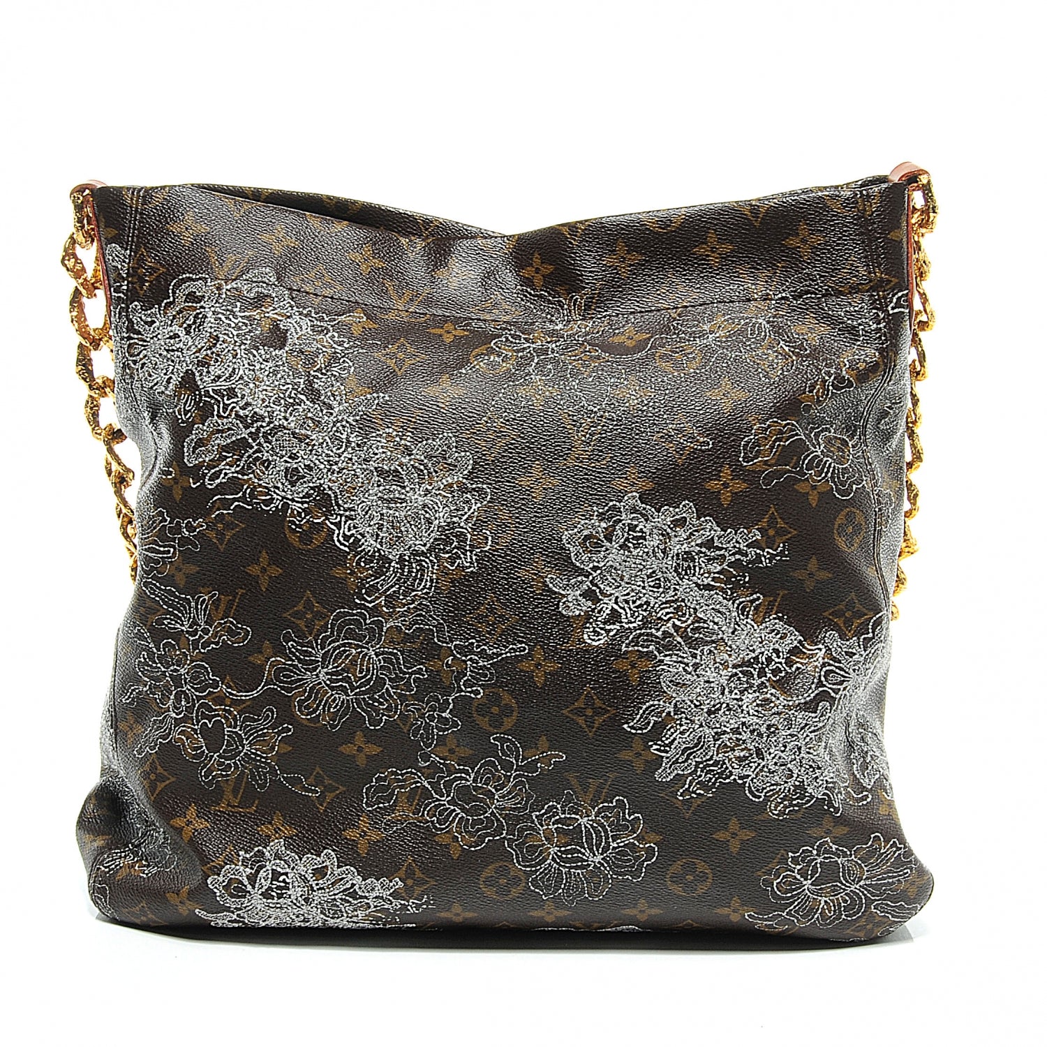 Louis Vuitton Monogram Dentelle Fersen Silver 6 of 8