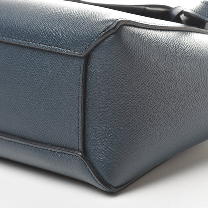 Celine Baby Grained Calfskin Nano Belt Bag Abyss Blue 9 of 10