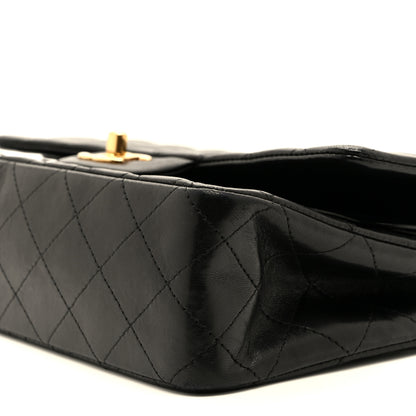 Chanel Lambskin Quilted Medium Double Flap Black 10 of 10