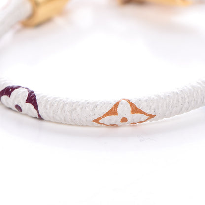 Louis Vuitton Monogram Multicolor Luck It Bracelet 19 White 6 of 7