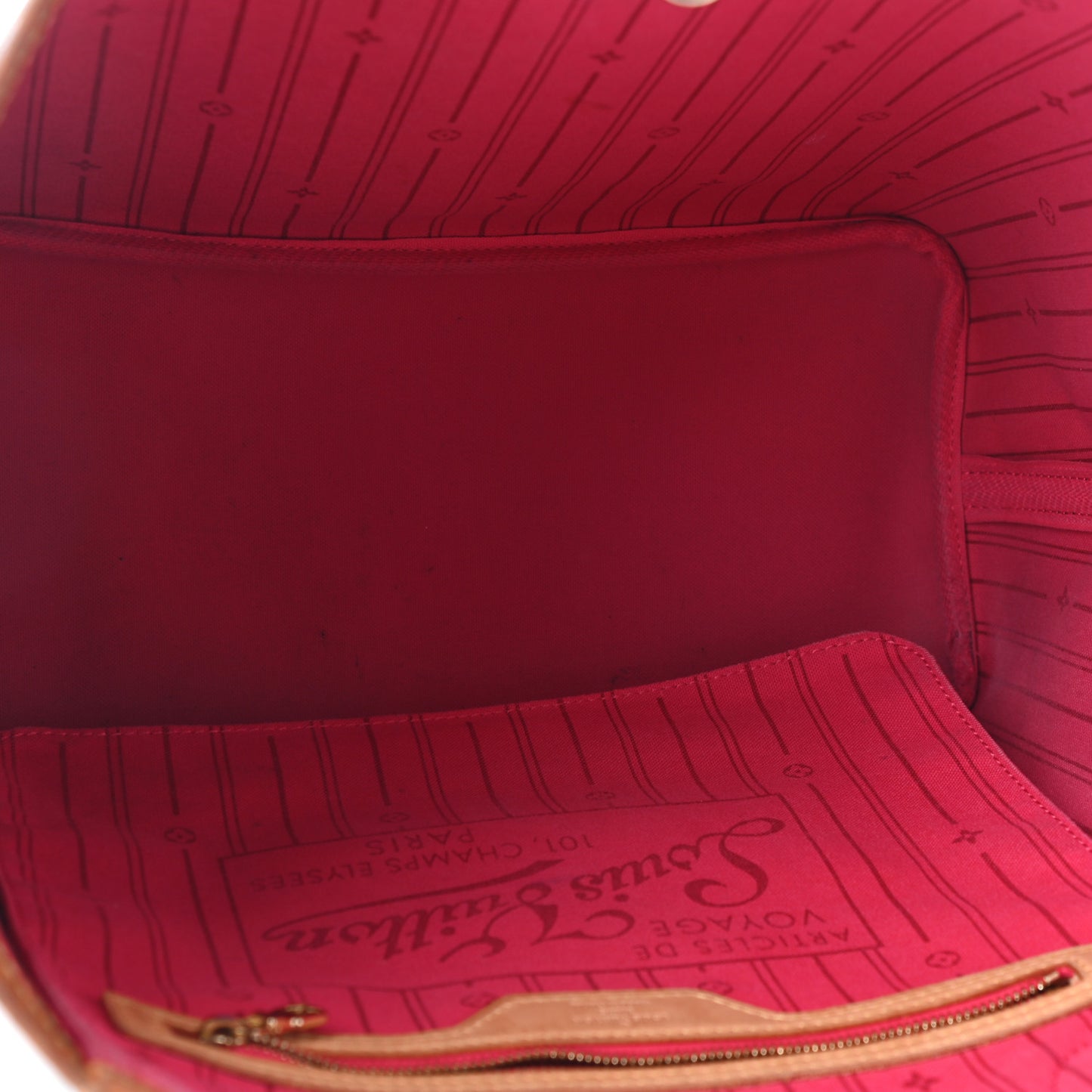 Monogram My LV Heritage Neverfull MM Fuchsia White