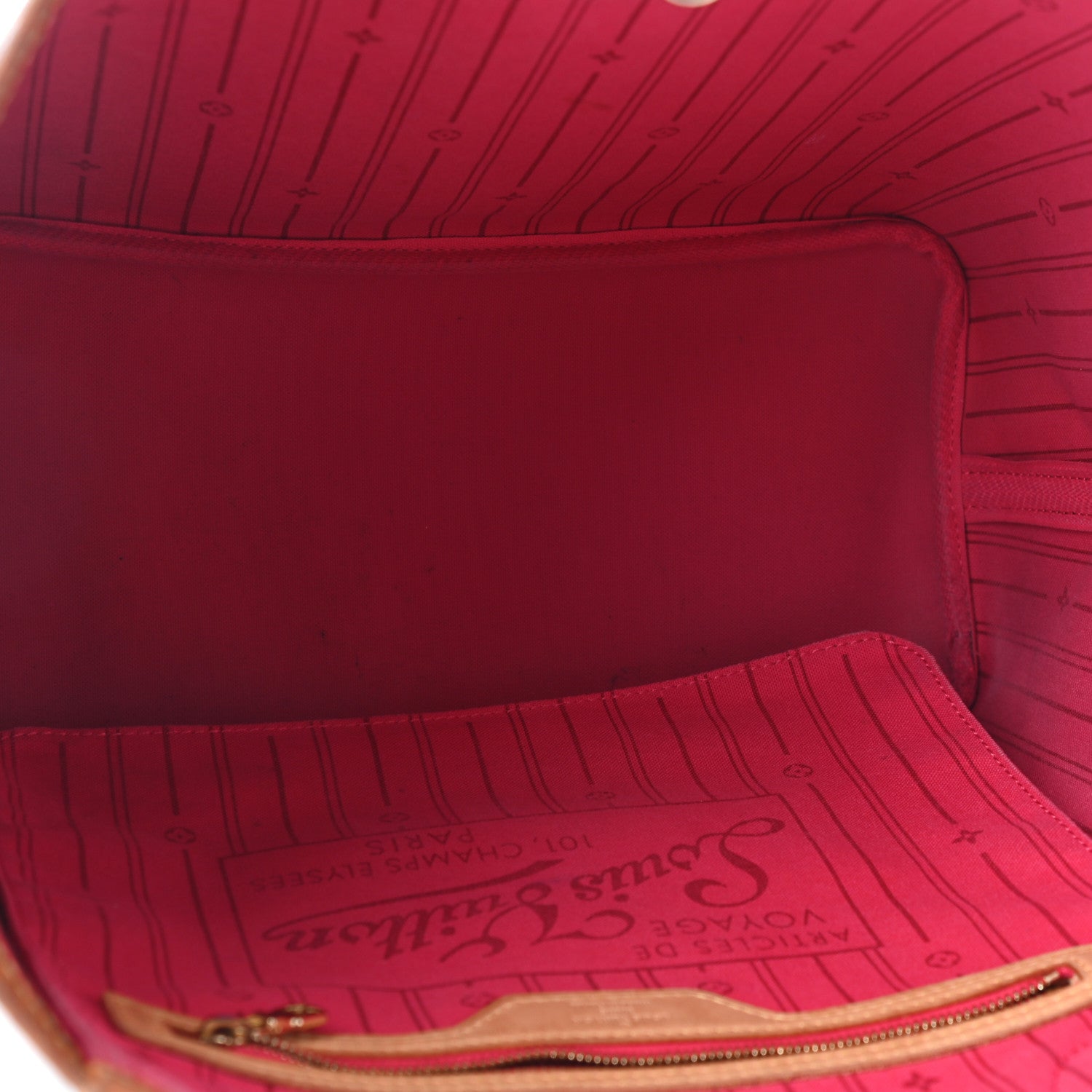Louis Vuitton Monogram My LV Heritage Neverfull MM Fuchsia White 5 of 12