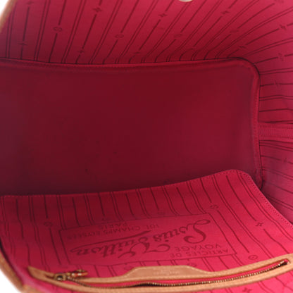 Louis Vuitton Monogram My LV Heritage Neverfull MM Fuchsia White 5 of 12