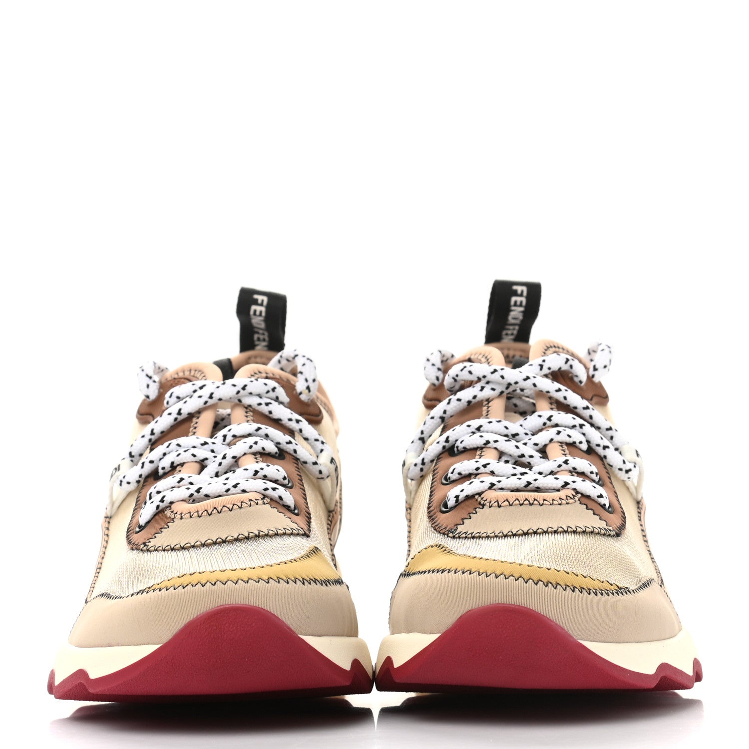 Fendi Technical Mesh Lycra FFreedom Patchwork Sneakers 36 Mosaico 2 of 8