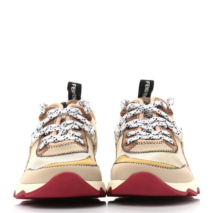 Fendi Technical Mesh Lycra FFreedom Patchwork Sneakers 36 Mosaico 2 of 8