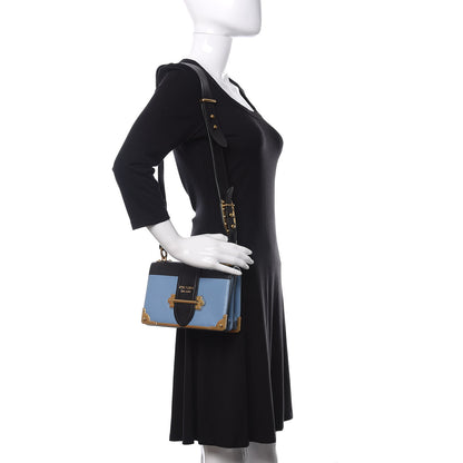 Prada City Calf Saffiano Cahier Bag 2 of 9