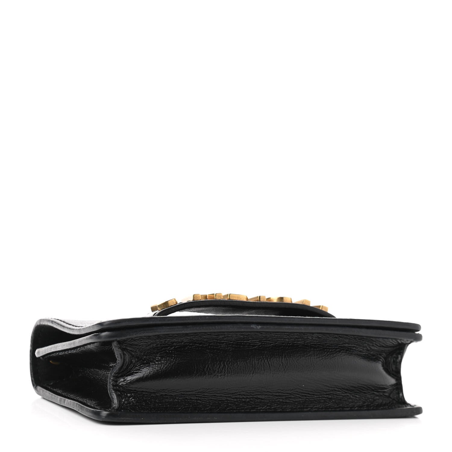 Christian Dior Crinkled Calfskin Mini J'Adior Chain Flap Bag Black 4 of 11