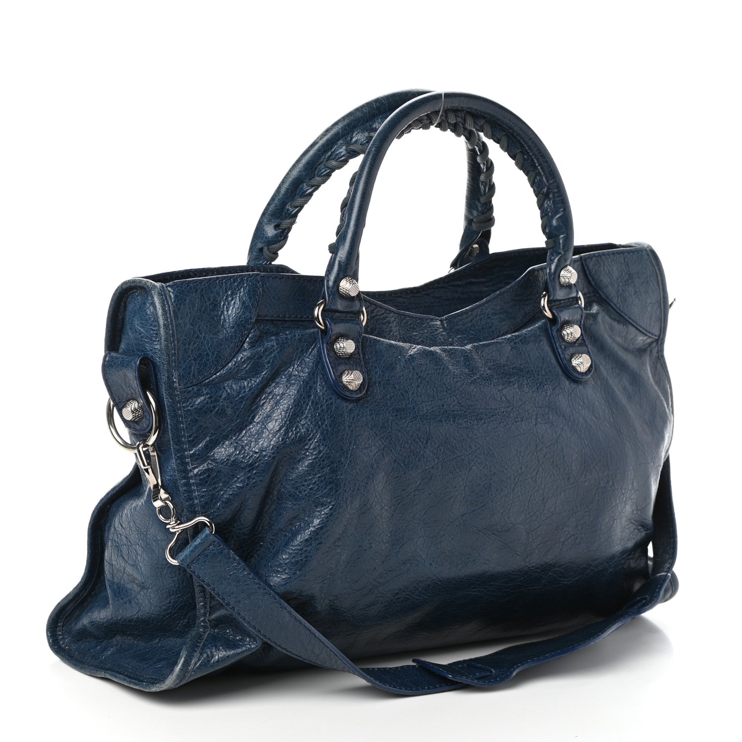 Balenciaga Agneau Giant 12 Silver Hardware City Bleu Mineral Light Bleu Mineral 3 of 10