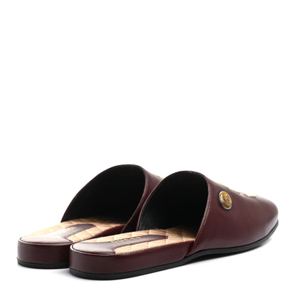 Gucci X MLB Calfskin SF Giants Embroidered Womens GG Slippers 38 Vintage Bordeaux 4 of 9