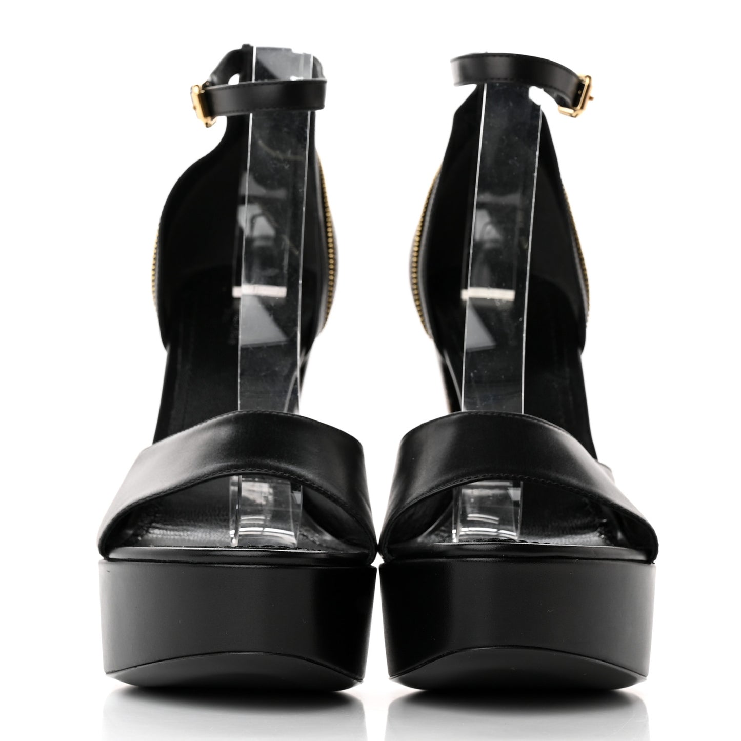 Monogram Afterglow Platform Sandals 39.5 Black