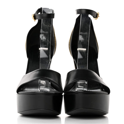 Louis Vuitton Monogram Afterglow Platform Sandals 39.5 Black 2 of 12