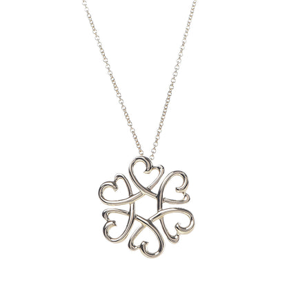 Tiffany 18K Yellow Gold Paloma Picasso Loving Hearts Pendant Necklace 4 of 6