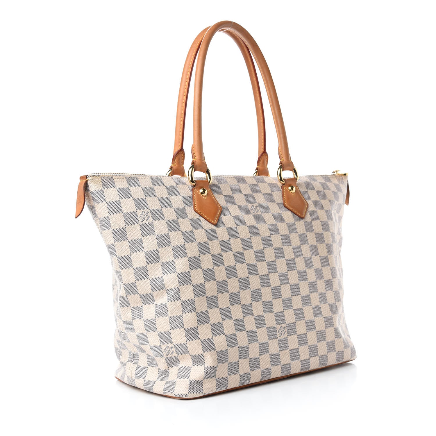 Louis Vuitton Damier Azur Saleya MM 3 of 11