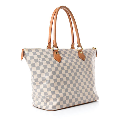 Louis Vuitton Damier Azur Saleya MM 3 of 11