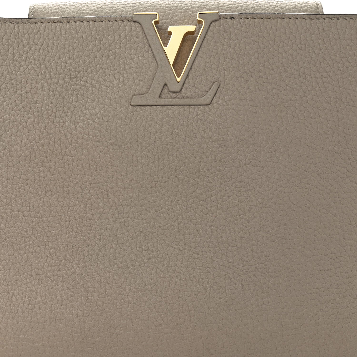 Louis Vuitton Taurillon Capucines MM Galet 7 of 9