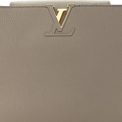 Louis Vuitton Taurillon Capucines MM Galet 7 of 9