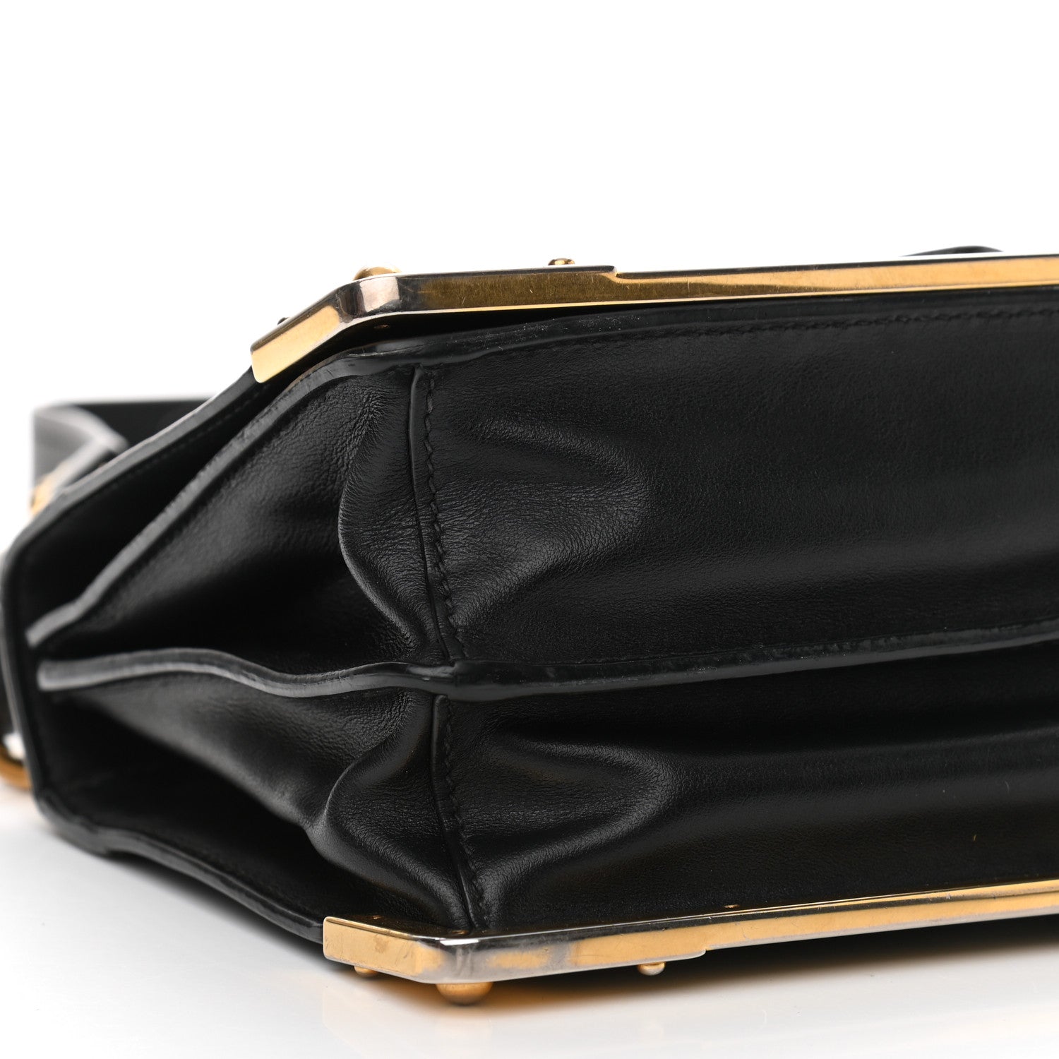 Prada City Calf Saffiano Cahier Bag Black 8 of 14