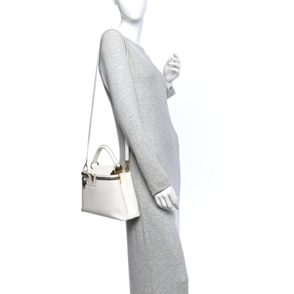 Louis Vuitton Taurillon Chain Capucines BB Gypsy Snow 2 of 12