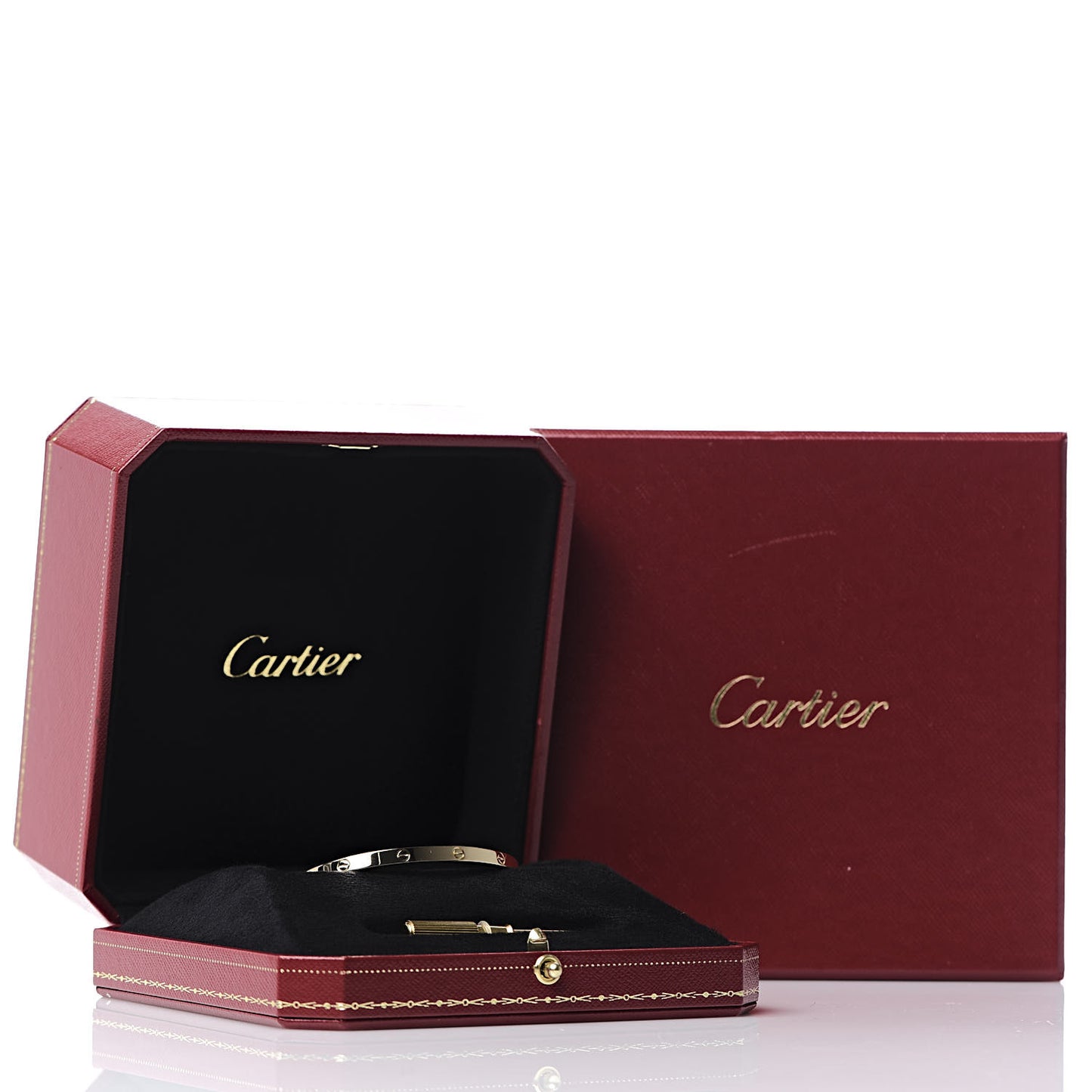 18K Yellow Gold Small LOVE Bracelet 16