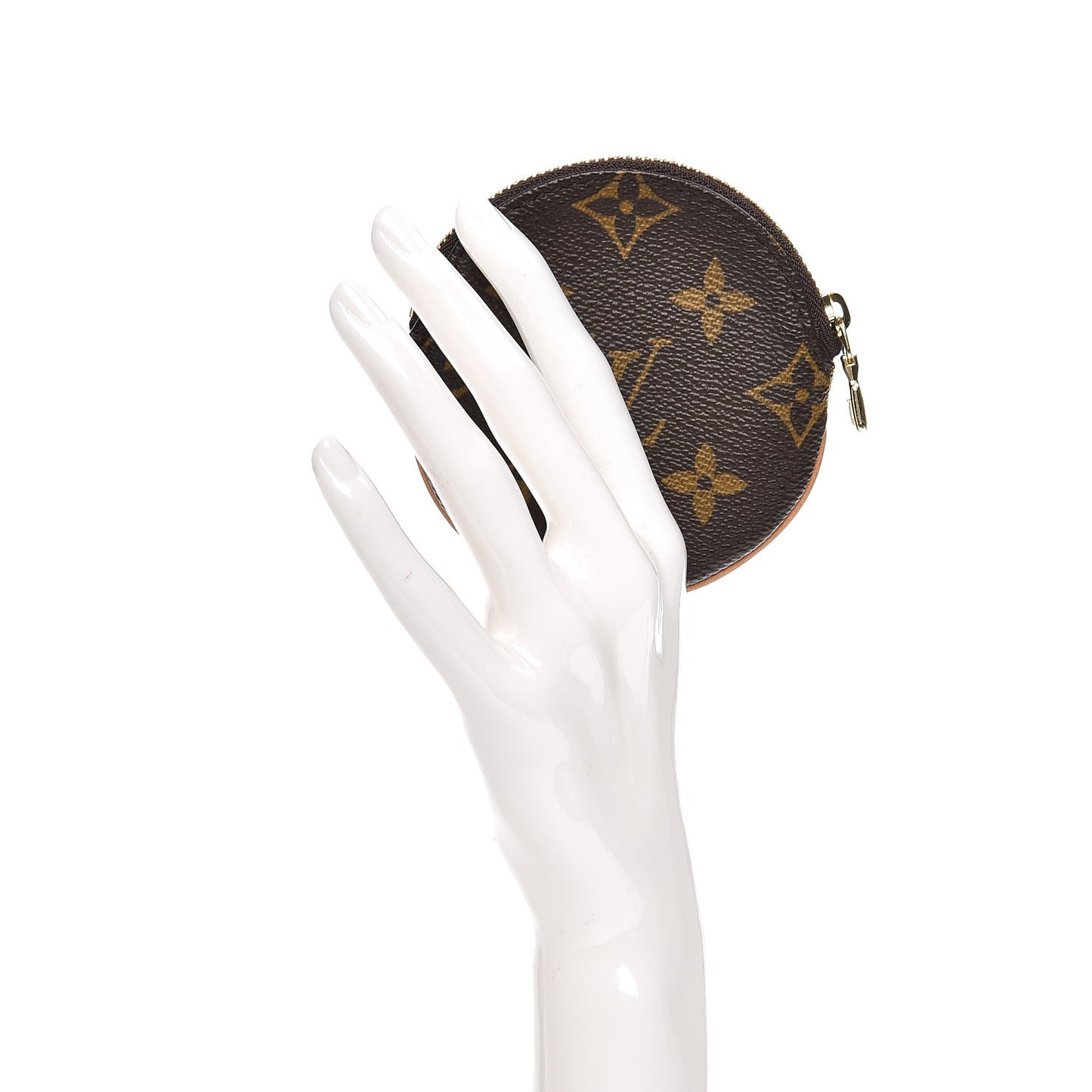 Monogram Round Coin Purse