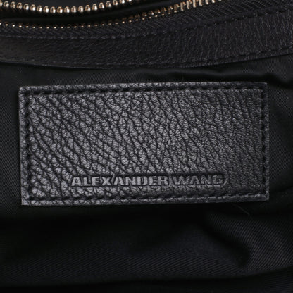 Alexander Wang Pebbled Leather Rockie Black w Pale Gold Hardware 6 of 7