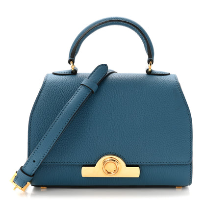 Moynat Taurillon Blush Rejane BB Prussian Blue 1 of 9