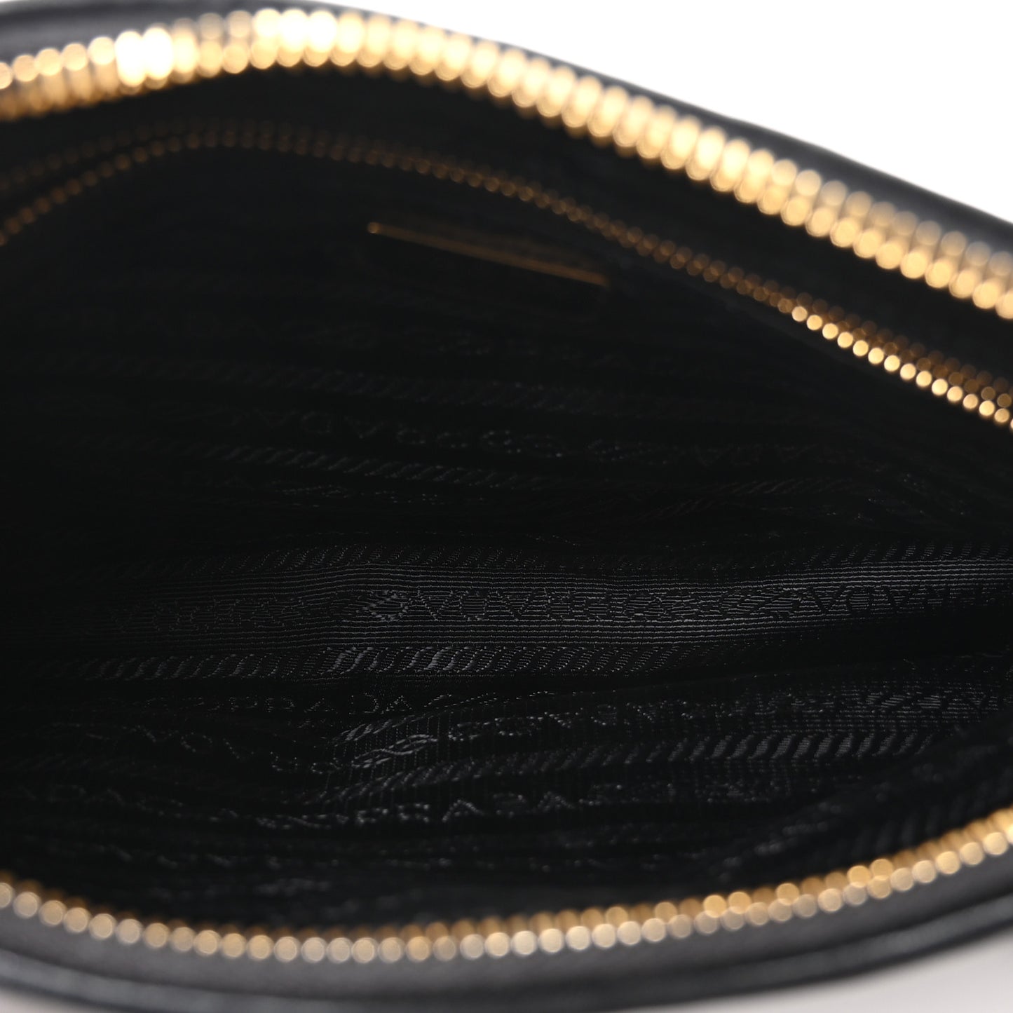 Tessuto Nylon Gaufre Shoulder Bag Black