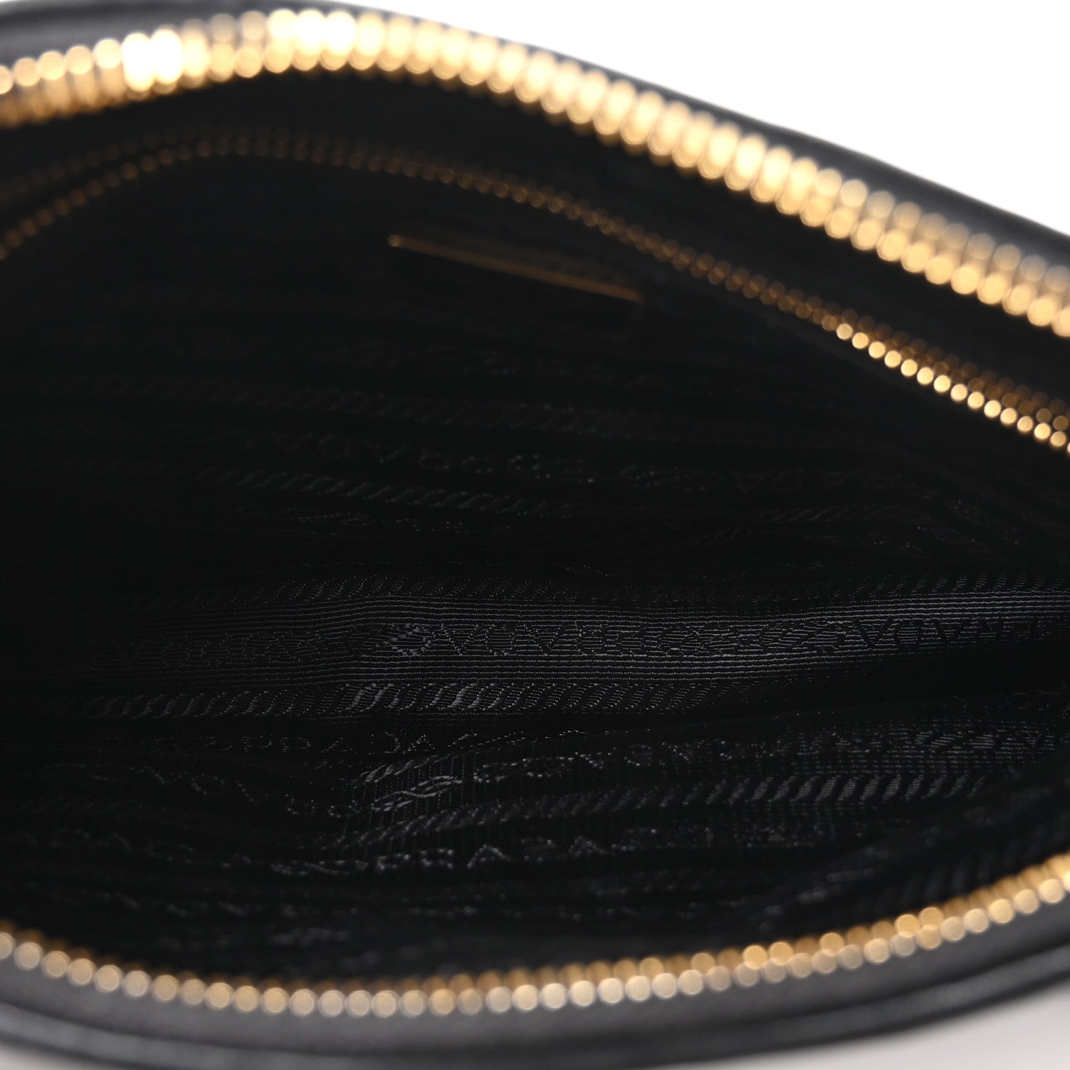 Prada Tessuto Nylon Gaufre Shoulder Bag Black 5 of 10