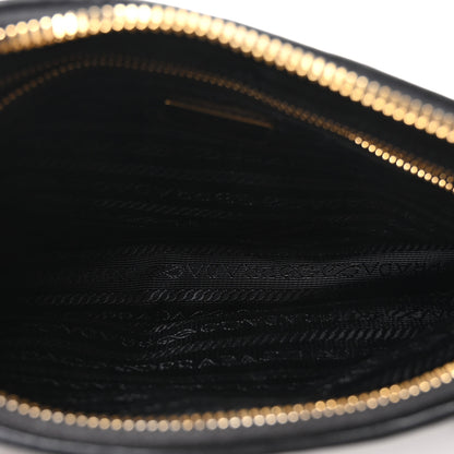 Prada Tessuto Nylon Gaufre Shoulder Bag Black 5 of 10