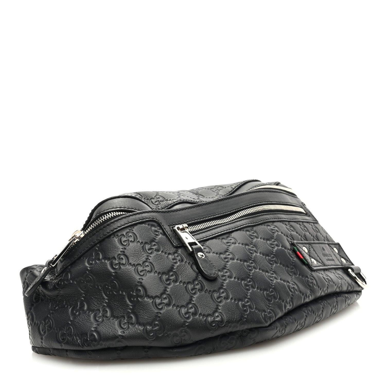 Gucci Guccissima Web Belt Bag Black 4 of 10