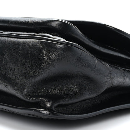 Saint Laurent Crinkled Calfskin Matelasse Monogram Medium Niki Chain Satchel Black 9 of 9