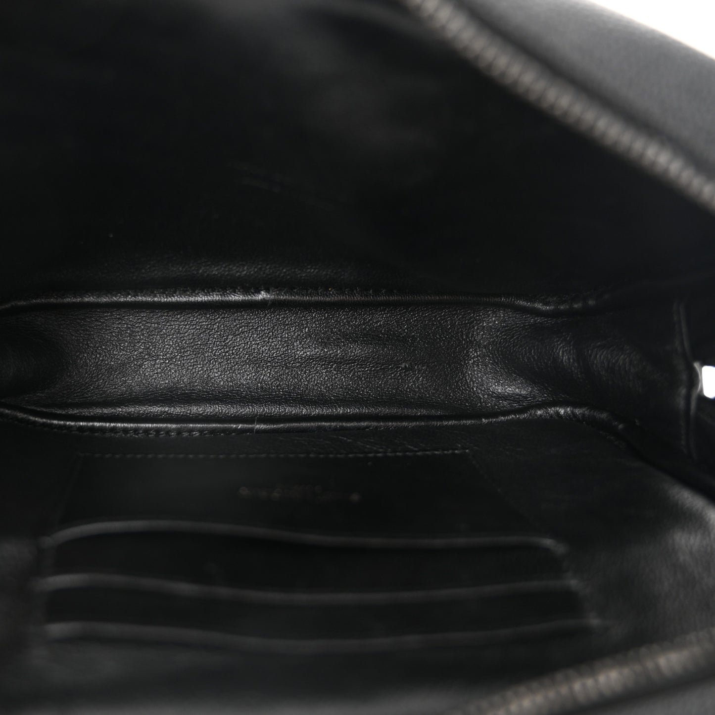 Grain De Poudre Matelasse Monochrome Monogram Mini Lou Camera Bag Black