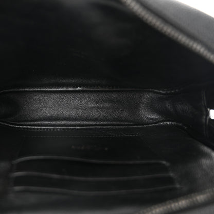 Saint Laurent Grain De Poudre Matelasse Monochrome Monogram Mini Lou Camera Bag Black 5 of 10