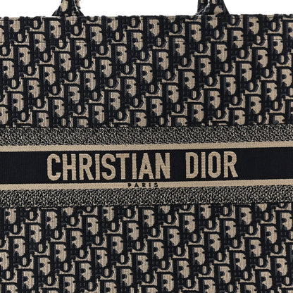 Christian Dior Oblique Large Book Tote Blue Multicolor 8 of 10