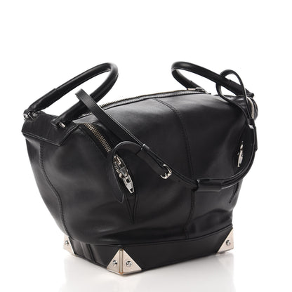 Alexander Wang Calfskin Marina Top Handle Chain Satchel Black Rhodium Hardware 3 of 9