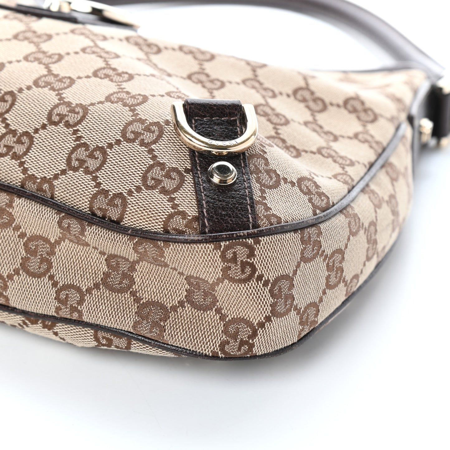 Monogram Medium Abbey D Ring Hobo Brown
