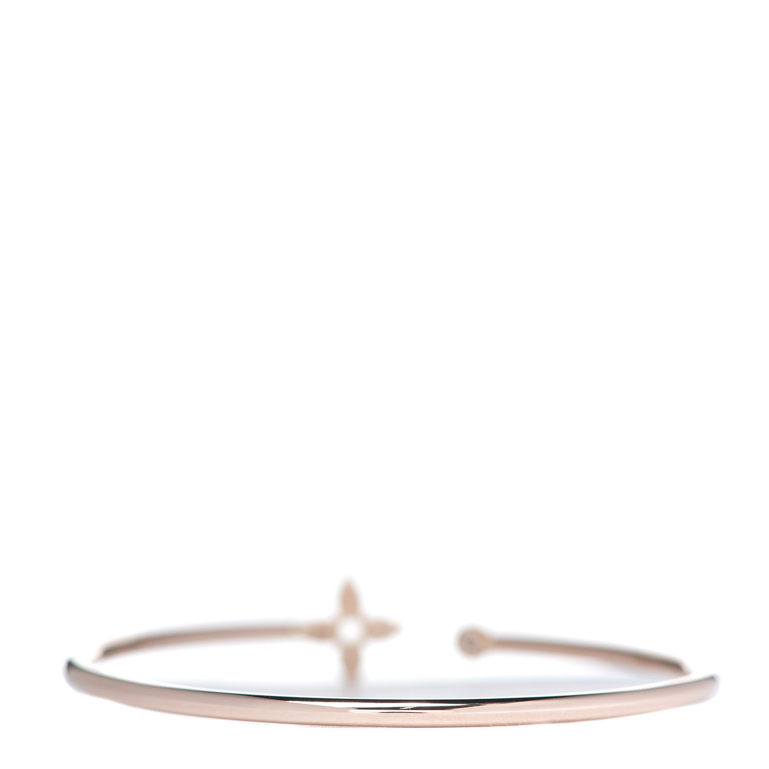 Louis Vuitton 18K Pink Gold Diamond Idylle Blossom Twist Bracelet 2 of 4