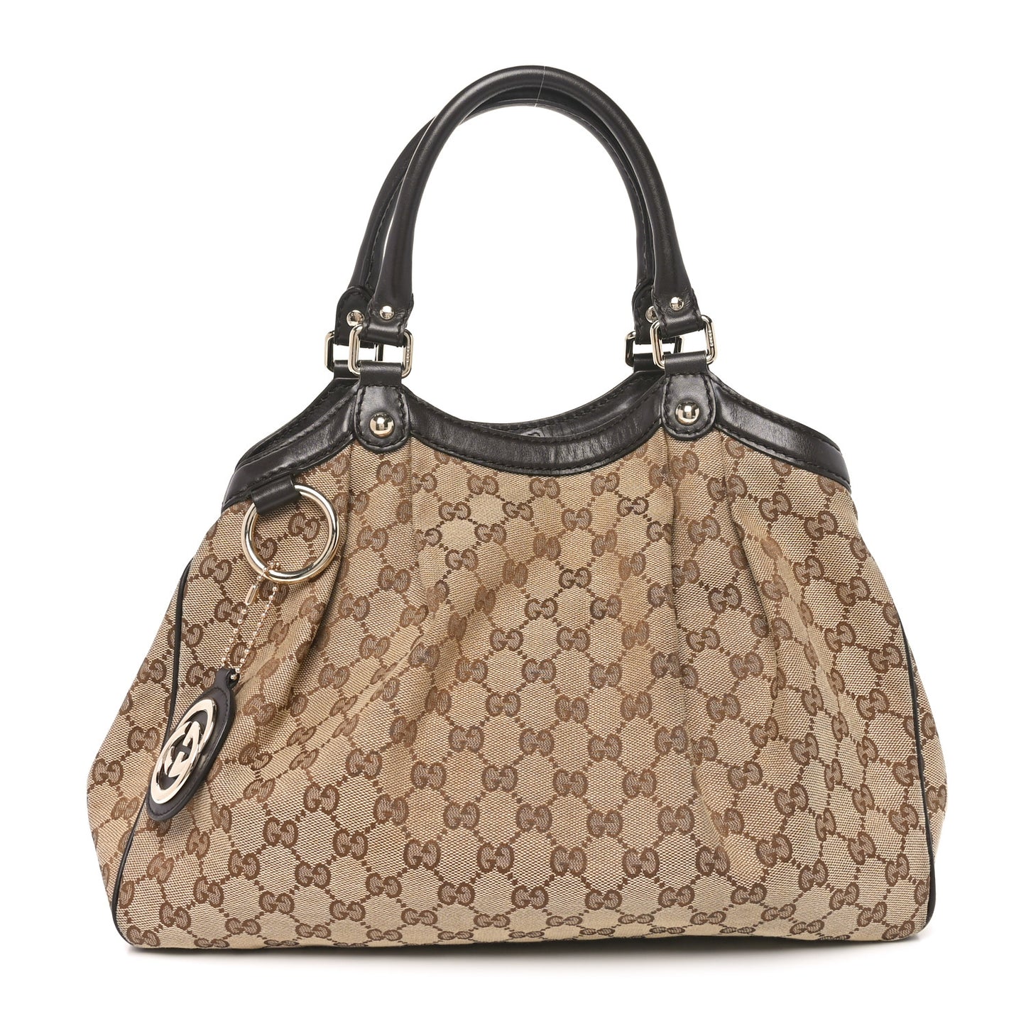 Monogram Medium Sukey Tote Dark Brown