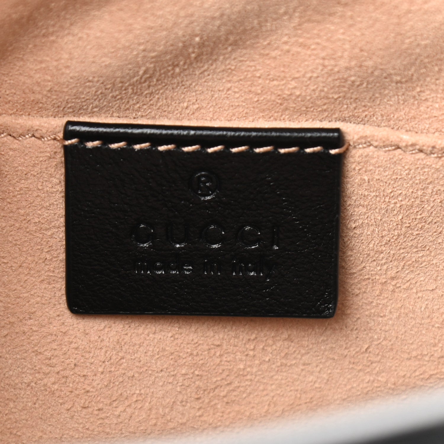 Gucci Monogram Matelasse Diagonal Small GG Marmont Chain Shoulder Bag Beige Black 6 of 9