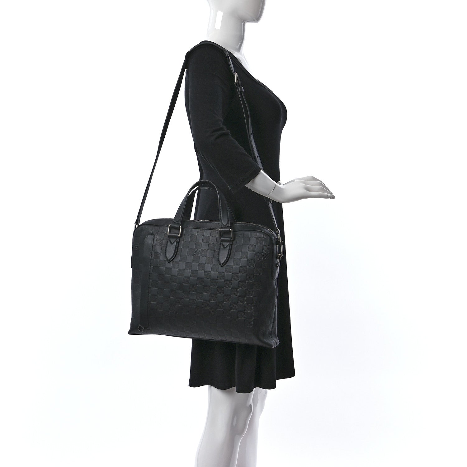 Louis Vuitton Damier Infini Porte-Documents Studio Onyx 2 of 8