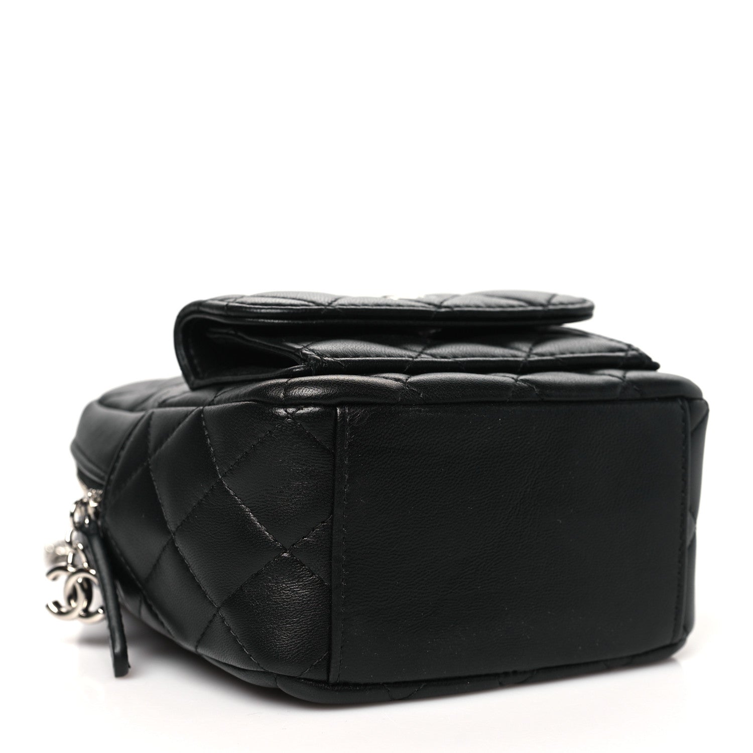 Chanel Lambskin Quilted CC Mini Classic Backpack Black 1703241