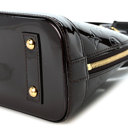 Louis Vuitton Vernis Alma BB Amarante 10 of 10
