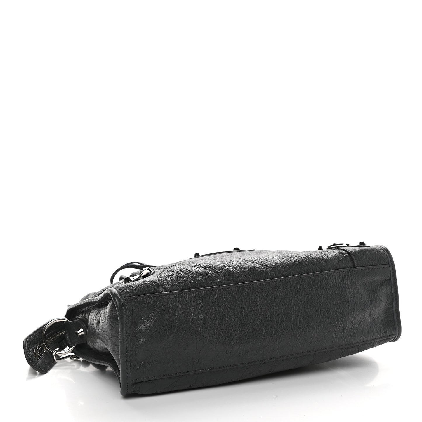Agneau Classic Silver Hardware S City Gris Fossile