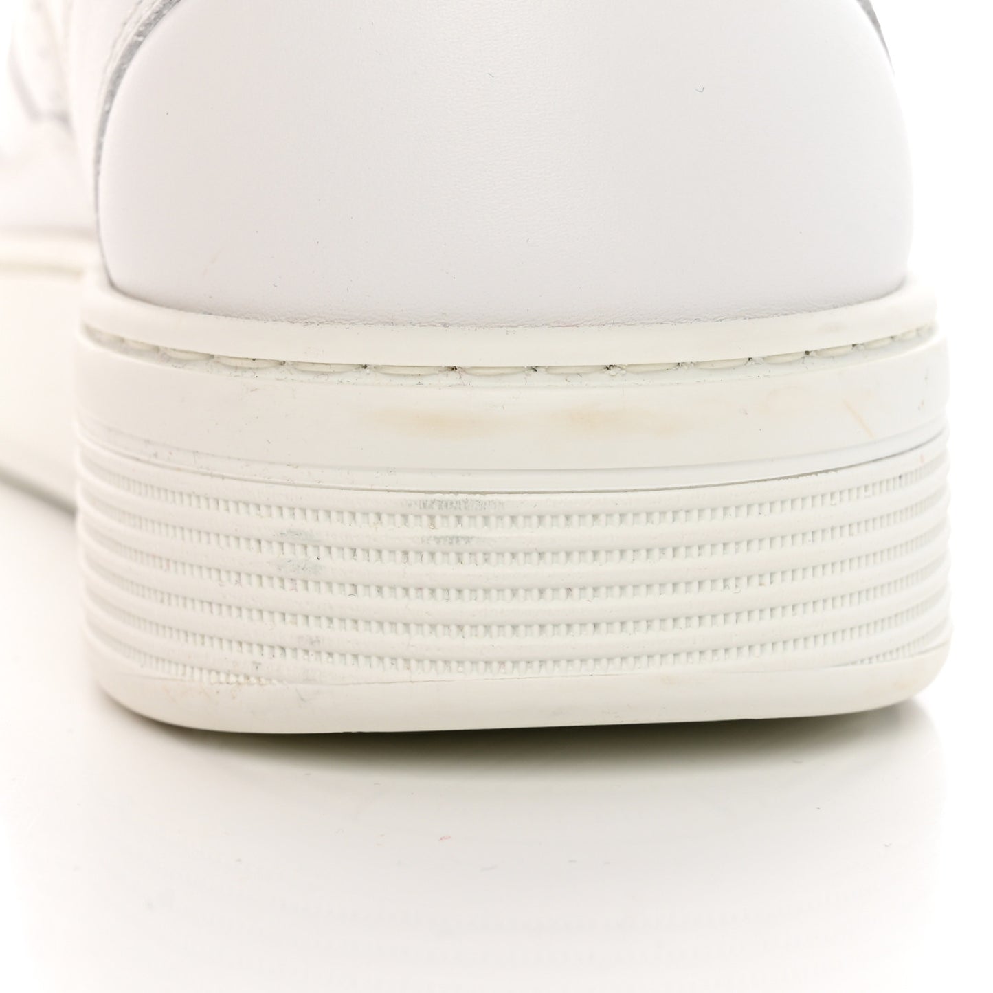 Calfskin CC Womens Sneakers 40.5 White