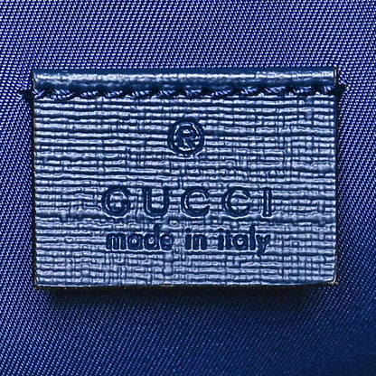Gucci Textured Dollar Calfskin Web Debossed GG Kids Backpack Blue Agata 5 of 9
