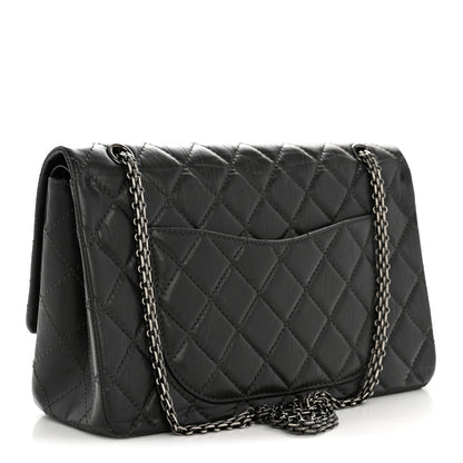 Chanel Aged Calfskin Quilted 2.55 Reissue 227 Flap Dark Grey 3 of 13