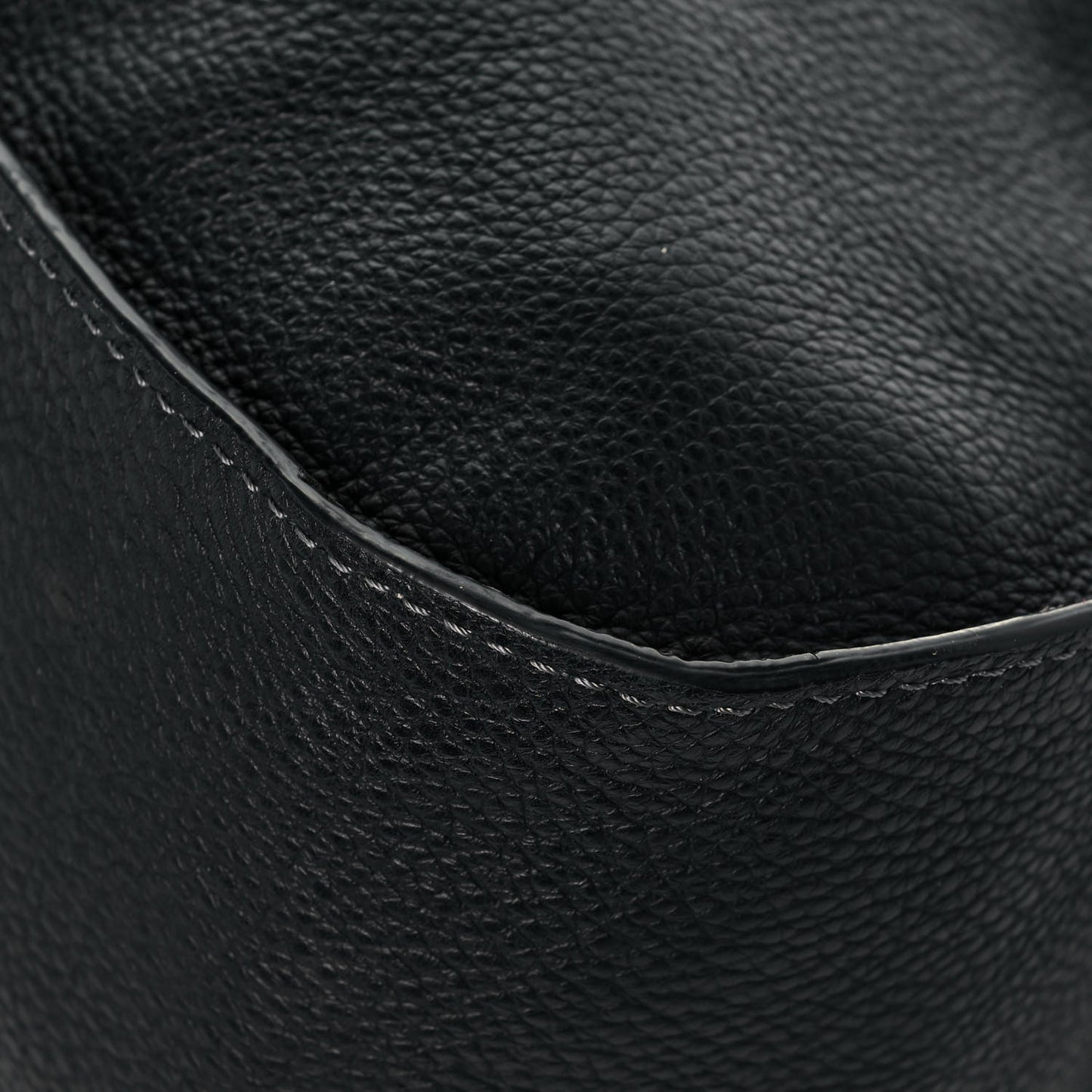 Calfskin Medium Marcie Satchel Black